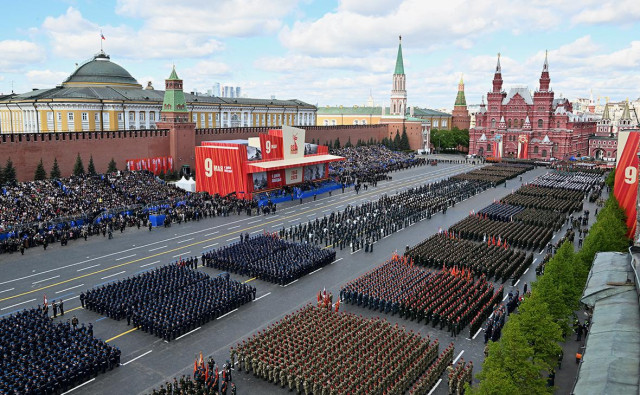 Торжественные мероприятия на День Победы в Москве