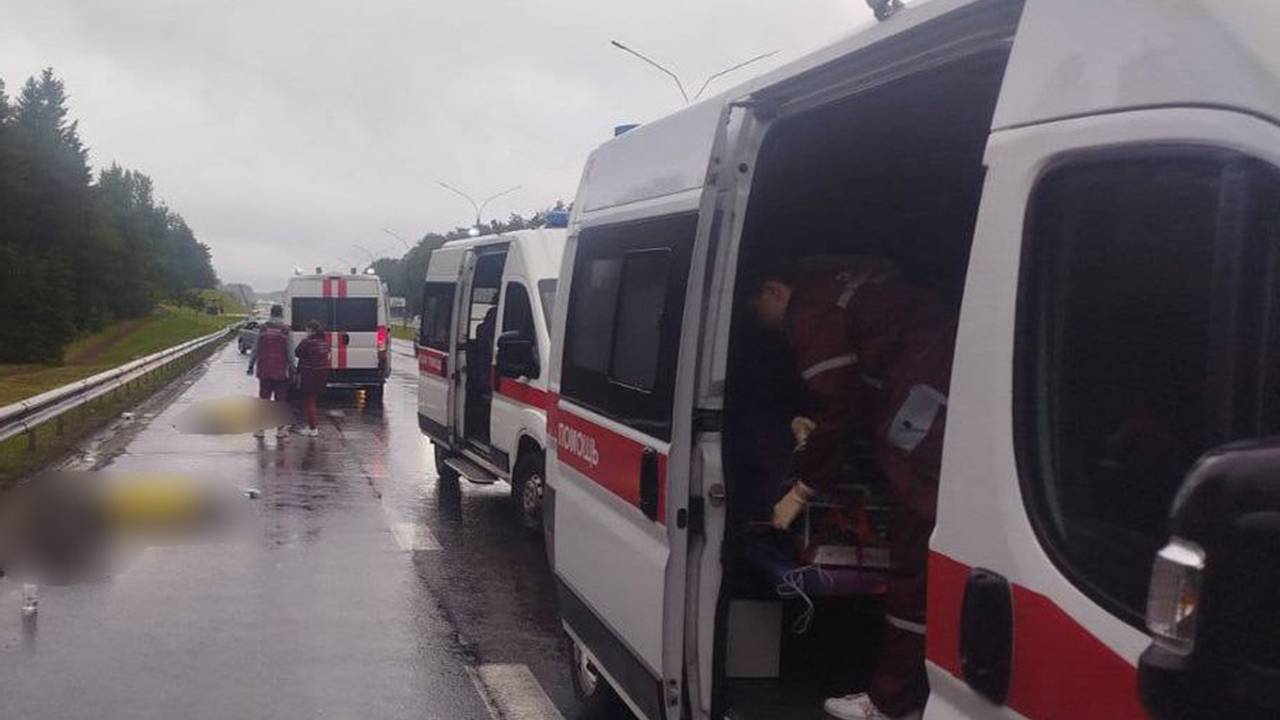 Семья из россиян с детьми попала в ДТП под Минском