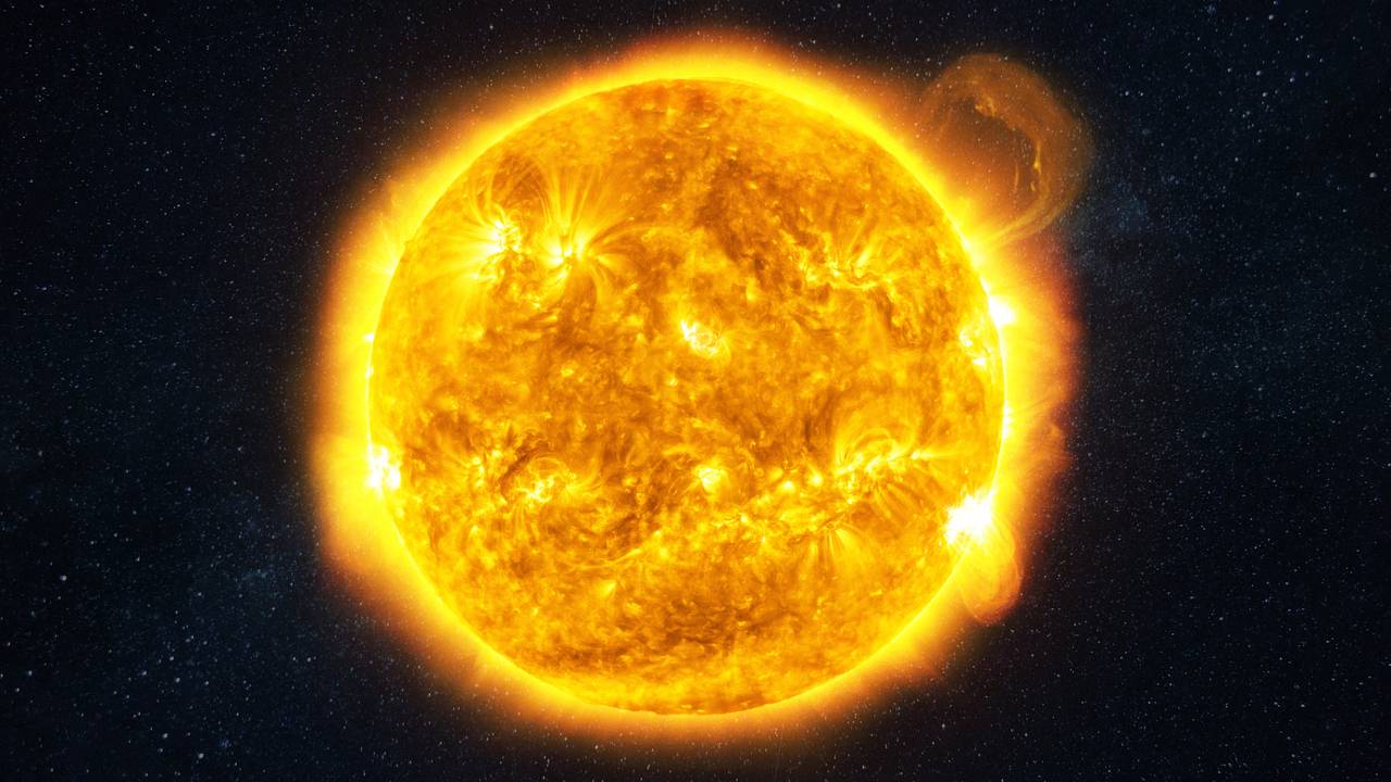 На Солнце произошла крупная вспышка