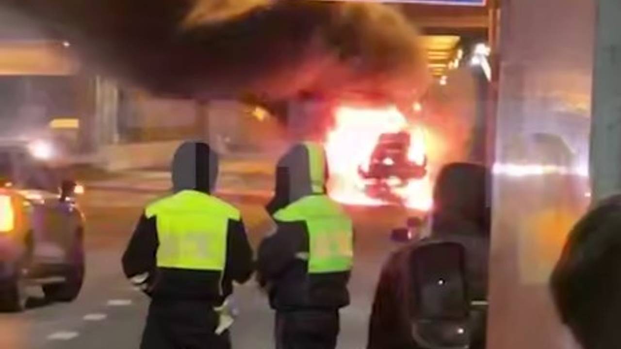 В Подмосковье на трассе взорвалась «Газель»