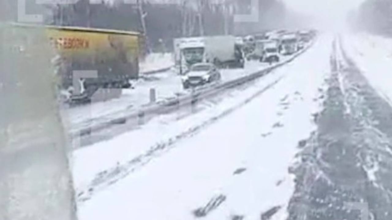 На трассе М7 произошло массовое ДТП