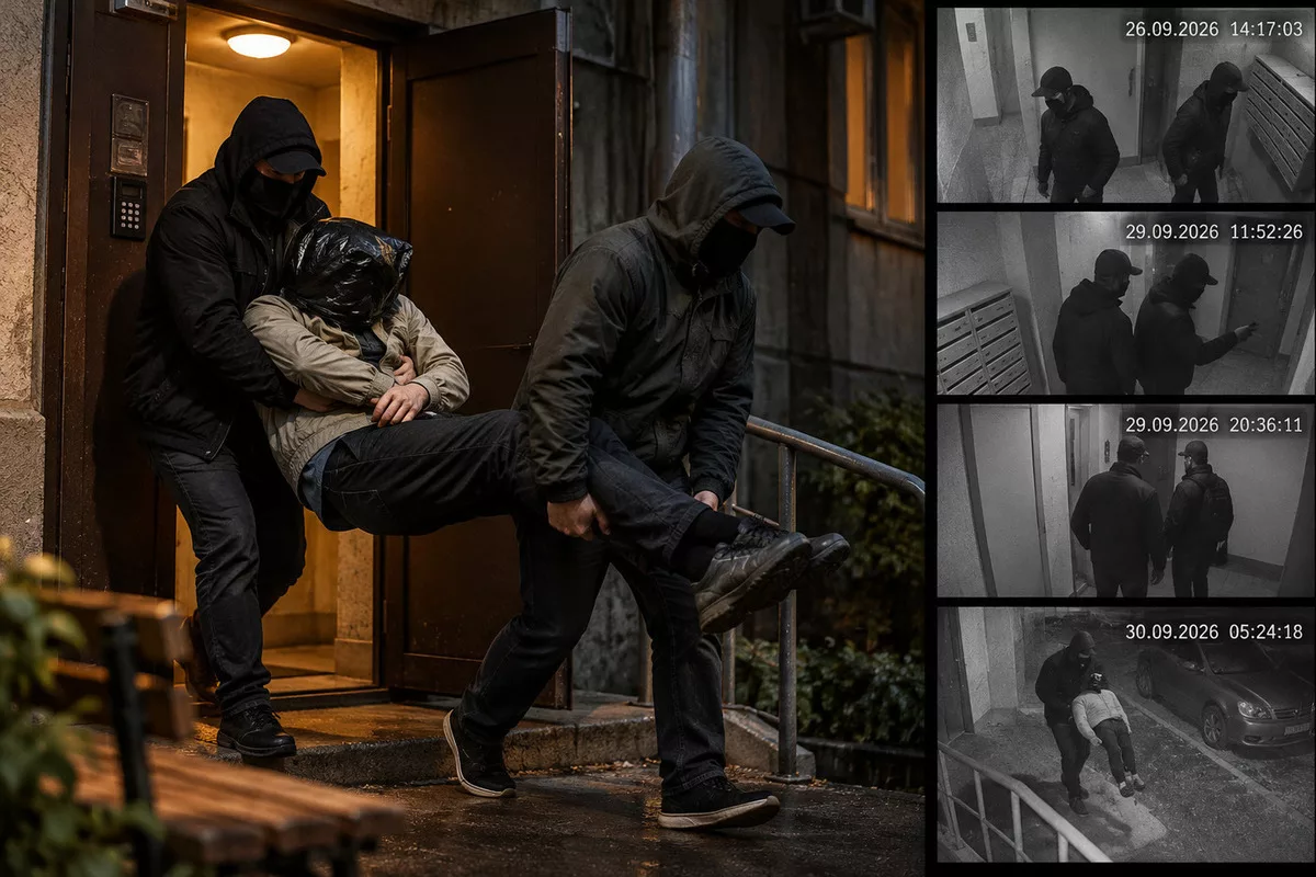Неизвестные похитили мужчину из квартиры, надев ему на голову пакет