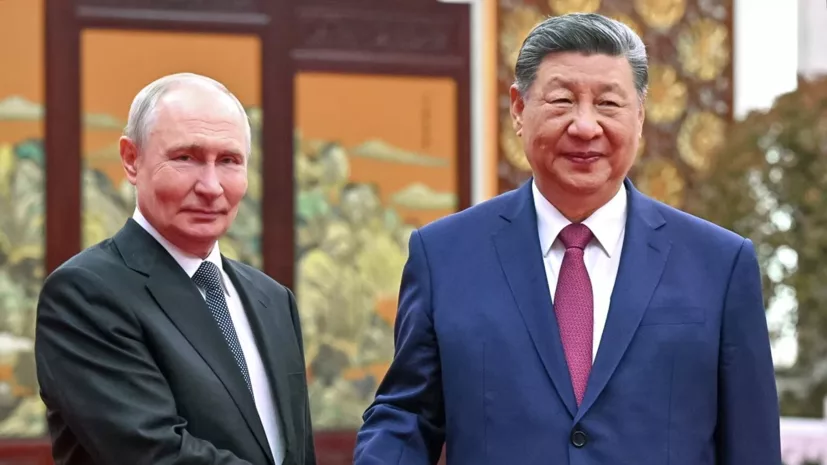 Путин поздравил Си Цзиньпина с 77-й годовщиной образования КНР