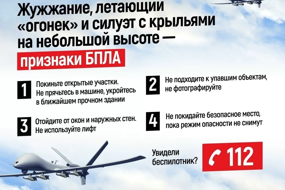 В Ярославской области объявили беспилотную опасность