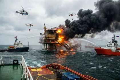 Экотеррористы атаковали нефтяную платформу голубями-биодронами со взрывчаткой