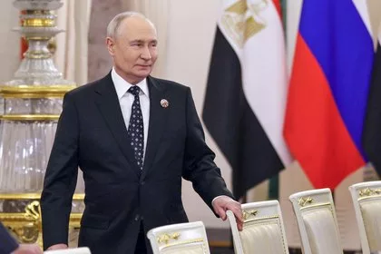 Путин встретил в Кремле гостей саммита Россия — Африка