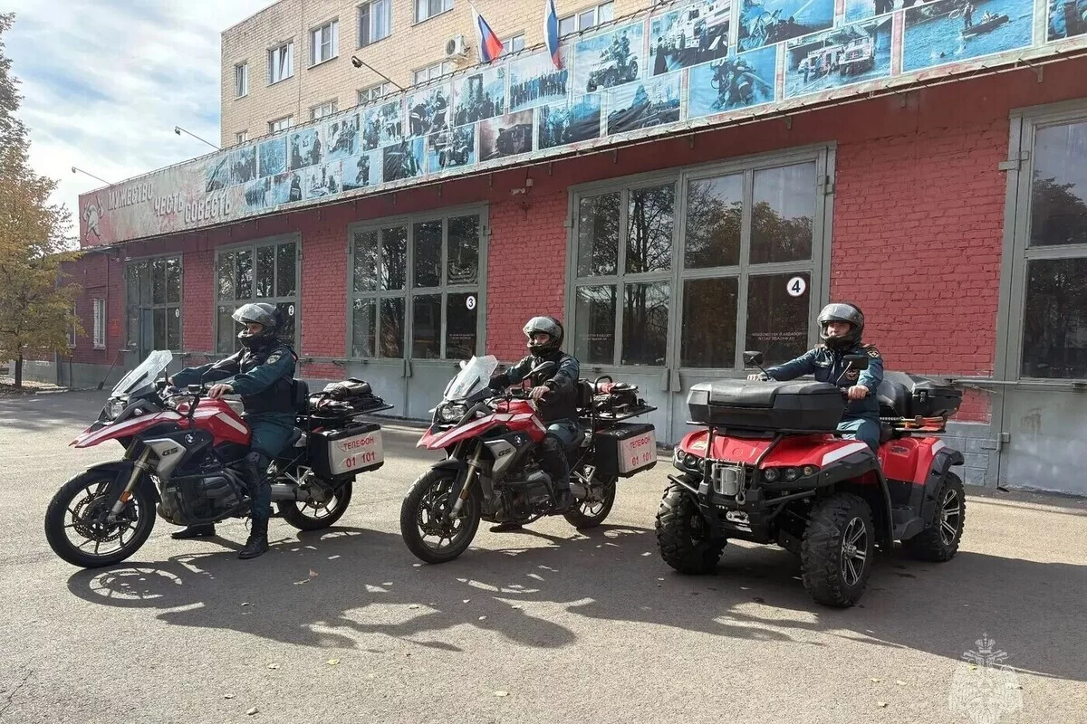 Курский мотопатруль МЧС совершил 73 выезда за сезон